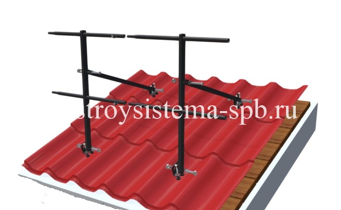 Ограждение кровли STANDART Кровельное ограждение ПК СТРОЙСИСТЕМА