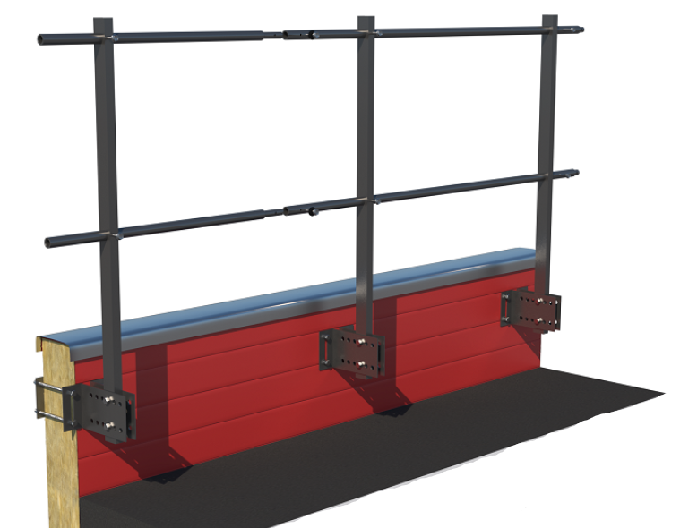 Кровельное ограждение PARAPET на сэндвич-панель Ограждение кровли PARAPET