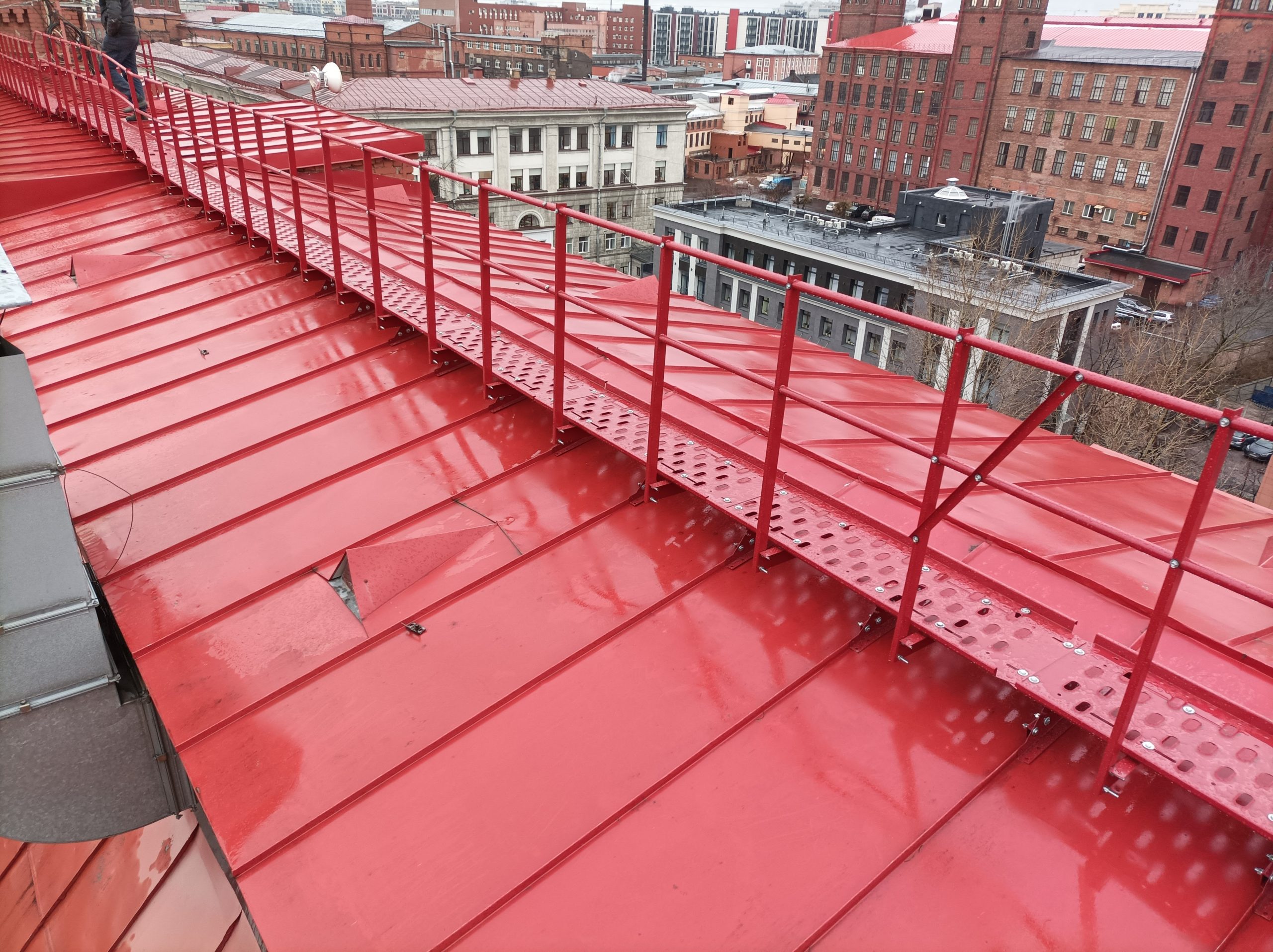 Кровельный мостик на фальц Мостики на фальцевую кровлю FISHER