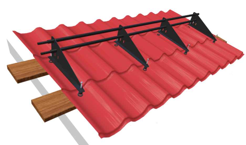 Снегозадержатель трубчатый Standart Снегозадержатель трубчатый Standart на металлочерепицу